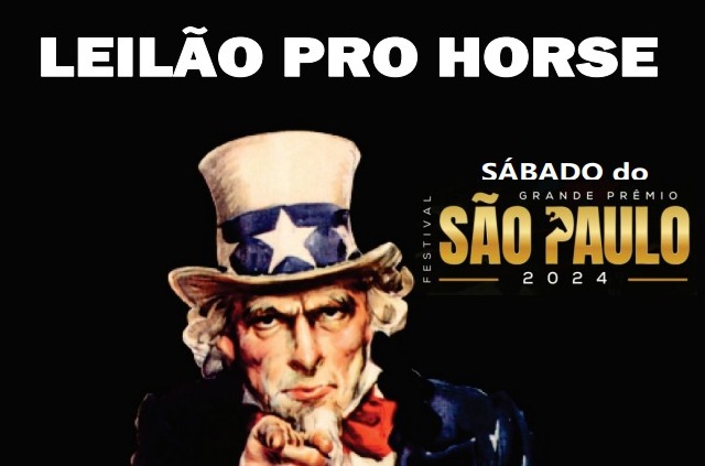 Sábado, 18 de maio: Leilão do GP São Paulo Pro Horse