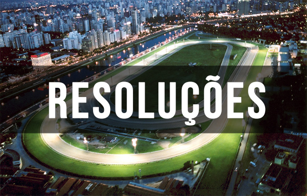 Resolução da Comissão de Corridas do Jockey Club de São Paulo Resolução da Comissão de Corridas do Jockey Club de São Paulo