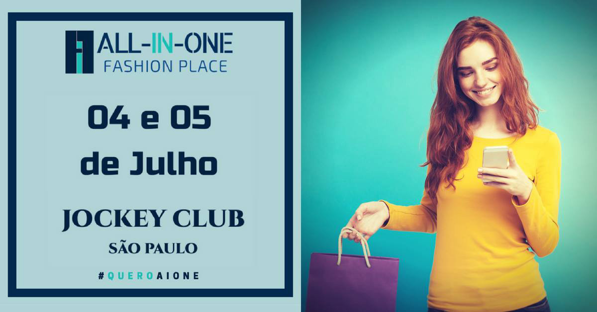All-in-One Fashion reúne o melhor da moda no Jockey Club de São Paulo nos dias 4 e 5 de julho All-in-One Fashion reúne o melhor da moda no Jockey Club de São Paulo nos dias 4 e 5 de julho