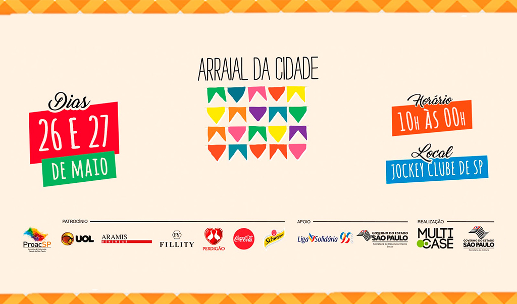 Com música e comida típicas, Arraial da Cidade comemora sua 7ª edição neste final de semana no Jockey Club de São Paulo Com música e comida típicas, Arraial da Cidade comemora sua 7ª edição neste final de semana no Jockey Club de São Paulo