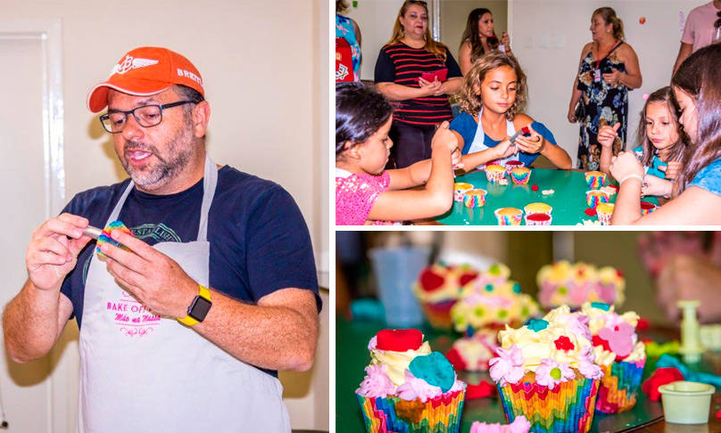 Sucesso! Oficina de cupcakes reuniu filhos e netos de associados em tarde divertida no Jockey Club de So Paulo