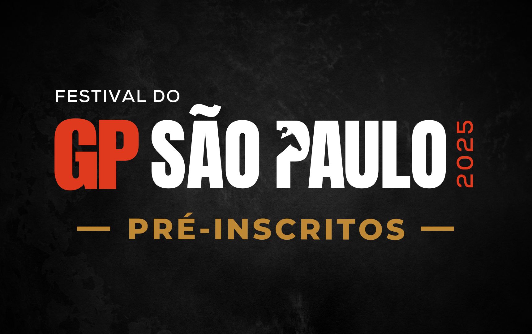 Pré-inscritos para o festival do Grande Prêmio São Paulo 2025