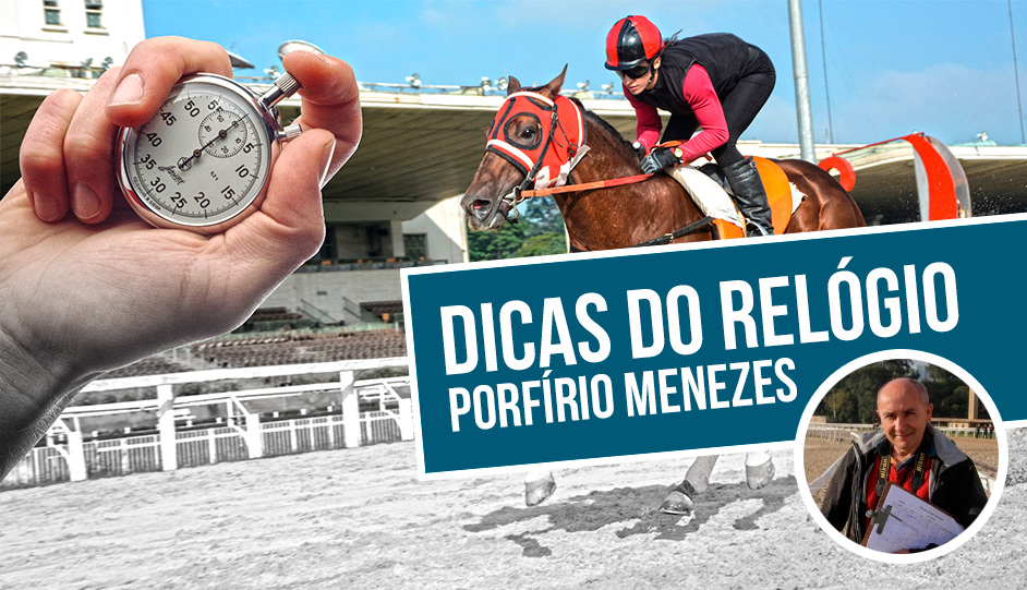 Confira as dicas do cronometrista do Jockey Club de São Paulo, Porfírio Menezes, para as corridas deste sábado (23/03) Confira as dicas do cronometrista do Jockey Club de São Paulo, Porfírio Menezes, para as corridas deste sábado (23/03)